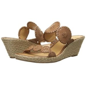 Jack Rogers - Shelby Wedge Sandal (cognac)